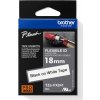 páska BROTHER TZFX241 čierne písmo, biela páska FLEXIBLE ID Tape (18mm) (TZEFX241)