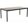 KETER Záhradný stôl Porto 200 aswhood black steel PE612019 KETER Záhradný stôl Porto 200 aswhood black steel PE612019