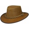 Klobúk kožený Rugged Earth Hooley - svetlo hnedý, M Klobúk kožený Rugged Earth Hooley - svetlo hnedý, M