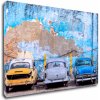 Impresi Obraz Stará modrá auta - 60 x 40 cm Impresi Obraz Stará modrá auta - 60 x 40 cm