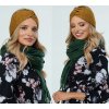 Pletená čelenka ZIZI12 Farba: horčicovú, Veľkosť: Universal Pletená čelenka ZIZI12 Farba: horčicovú, Veľkosť: Universal