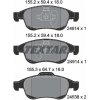 Sada brzdových platničiek kotúčovej brzdy TEXTAR 2491401 Sada brzdových platničiek kotúčovej brzdy TEXTAR 2491401