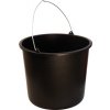 Plastové vedro okrúhle s mierkou 20 L - Čierne Plastové vedro okrúhle s mierkou 20 L - Čierne
