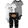 CARTER'S Set 3dielny body krátky rukáv 2 ks, nohavice Football Black chlapec LBB 18 m /veľ. 86 CARTER'S Set 3dielny body krátky rukáv 2 ks, nohavice Football Black chlapec LBB 18 m /veľ. 86