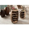 Bighome - Regál na víno CASK 80 cm - prírodná Bighome - Regál na víno CASK 80 cm - prírodná