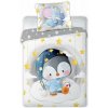 Faro · Posteľné obliečky do detskej postieľky s Tučniakom a Veľrybami - 100% bavlna - zipsové zapínanie - 100 × 135 cm + 40 × 60 cm Faro · Posteľné obliečky do detskej postieľky s Tučniakom a Veľrybami - 100% bavlna - zipsové zapínanie - 100 × 135 cm + 40 × 60 cm
