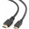 Gembird kábel mini HDMI High speed (M) na HDMI (M), pozlátené konektory, 1 m, čierny CC-HDMI4C-6 Gembird kábel mini HDMI High speed (M) na HDMI (M), pozlátené konektory, 1 m, čierny CC-HDMI4C-6