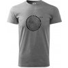 Letokruhy - 50 - Klasické pánske tričko vyššej gramáže - XS ( Tmavosivý melír ) Letokruhy - 50 - Klasické pánske tričko vyššej gramáže - XS ( Tmavosivý melír )