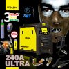 KOWAX GeniMig240DP LCD + Horák + Kukla + Ventil + Podvozok + plná Argon Fľaša + Sprej + 5kg drôt + Káble KWXSTGM240DP_S06A KOWAX GeniMig240DP LCD + Horák + Kukla + Ventil + Podvozok + plná Argon Fľaša + Sprej + 5kg drôt + Káble KWXSTGM240DP_S06A