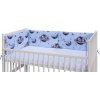Mantinel do postieľky 4 dielny - Scarlett Arbas - 180 x 30 cm - modrá Mantinel do postieľky 4 dielny - Scarlett Arbas - 180 x 30 cm - modrá