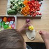 Bigjigs Toys krájení ovoce v krabičce