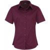 Premier | PR302, Popelínová blúzka s kr. rukávom, červená Aubergine, 8_XS Premier | PR302, Popelínová blúzka s kr. rukávom, červená Aubergine, 8_XS