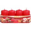 Parafínová vonná sviečka Christmas Time Bartek Candles 4 ks Parafínová vonná sviečka Christmas Time Bartek Candles 4 ks
