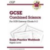 Grade 9-1 GCSE Combined Science: OCR Gateway Exam Practice Workbook - Higher (CGP Books)(Brožovaná) Grade 9-1 GCSE Combined Science: OCR Gateway Exam Practice Workbook - Higher (CGP Books)(Brožovaná)