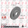 Brzdový kotúč ZIMMERMANN 250.1363.52 Brzdový kotúč ZIMMERMANN 250.1363.52