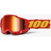 100% ACCURI 2 okuliare červené zrkadlové červené plexi detské 100% ACCURI 2 okuliare červené zrkadlové červené plexi detské