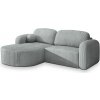 Rohová rozkladacia sedačka Amilia P - svetlosivá Strana: Ľavá Rohová rozkladacia sedačka Amilia P - svetlosivá Strana: Ľavá