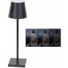 Stolná lampa Anytech čierna, akumulátorová, LED, dotyková, 38 cm Stolná lampa Anytech čierna, akumulátorová, LED, dotyková, 38 cm