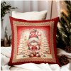 Mondo Italia Luxusná vianočná gobelínová obliečka na vankúš s vianočným škriatkom a zlatou lurexovou niťou Viacfarebná 42x42 cm Mondo Italia Luxusná vianočná gobelínová obliečka na vankúš s vianočným škriatkom a zlatou lurexovou niťou Viacfarebná 42x42 cm
