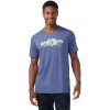 Peak Smartwool GEO Active SHORT SLEEVE Graphic tričko nightfall blue