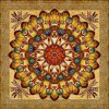 Norimpex Diamantový obraz 7D Zlatá mandala 30 x 30 cm Norimpex Diamantový obraz 7D Zlatá mandala 30 x 30 cm