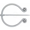 Lord of Battles Kruhová spona (fibula) s keltskými spirálami, nerezová ocel Lord of Battles Kruhová spona (fibula) s keltskými spirálami, nerezová ocel