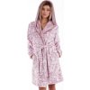 Dámsky krátky župan s kapucňou Vestis Flora 4856 Mist Dámsky krátky župan s kapucňou Vestis Flora 4856 Mist