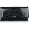 Dámska lakovaná kožená peňaženka GROSSO GS-76110-JXW-black Dámska lakovaná kožená peňaženka GROSSO GS-76110-JXW-black