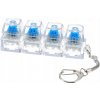 LED klávesnica prívesok na kľúče Fidget hračka pre dospelých Fidget Clicker LED klávesnica prívesok na kľúče Fidget hračka pre dospelých Fidget Clicker