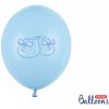 PartyDeco Balóny Topánočky modré 30cm