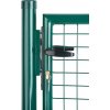 Brána Strend Pro METALTEC ECO 2, 1000/1200/50x50 mm, okrúhly rám, zelená, jednokrídlová, záhradná, ZN+PVC, RAL6005 Brána Strend Pro METALTEC ECO 2, 1000/1200/50x50 mm, okrúhly rám, zelená, jednokrídlová, záhradná, ZN+PVC, RAL6005