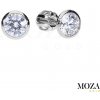 MOZA gold Náušnice MG2101 Farba Zlata: biele Au MOZA gold Náušnice MG2101 Farba Zlata: biele Au