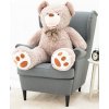 Majlo Toys Plyšový medveď Maty 130 cm sivý Majlo Toys Plyšový medveď Maty 130 cm sivý