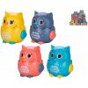 Sova 7 cm po stlačení jazdiaci - mix farieb (žltá, šedá, ružová, modrá) Sova 7 cm po stlačení jazdiaci - mix farieb (žltá, šedá, ružová, modrá)