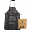 Goodman kožená grilovacia zástera BBQ v darčekovej krabičke čierna Goodman kožená grilovacia zástera BBQ v darčekovej krabičke čierna