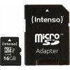 MicroSD karta Intenso UHS-I Professional 16GB s SD adaptérom MicroSD karta Intenso UHS-I Professional 16GB s SD adaptérom