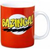 K&K The Big Bang Theory Bazinga Cup Hrnček na kávu Červený porcelán 325 ml K&K The Big Bang Theory Bazinga Cup Hrnček na kávu Červený porcelán 325 ml