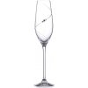 Swarovski Diamante poháre na šampanské Silhouette City s kryštálmi 210 ml