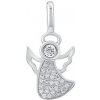 Silvego Strieborný prívesok anjel Jael so zirkónom FW9293P Silvego Strieborný prívesok anjel Jael so zirkónom FW9293P