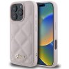 Guess prešívaný kryt s kovovým logom na iPhone 16 Pro (GUHCP16LPSQSQSP) - ružový Guess prešívaný kryt s kovovým logom na iPhone 16 Pro (GUHCP16LPSQSQSP) - ružový