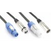 BeamZ Professional CX06-15 Light Combi Cable Powerconnector B - XLR M / Powerconnector A - XLR F 15M BeamZ Professional CX06-15 Light Combi Cable Powerconnector B - XLR M / Powerconnector A - XLR F 15M