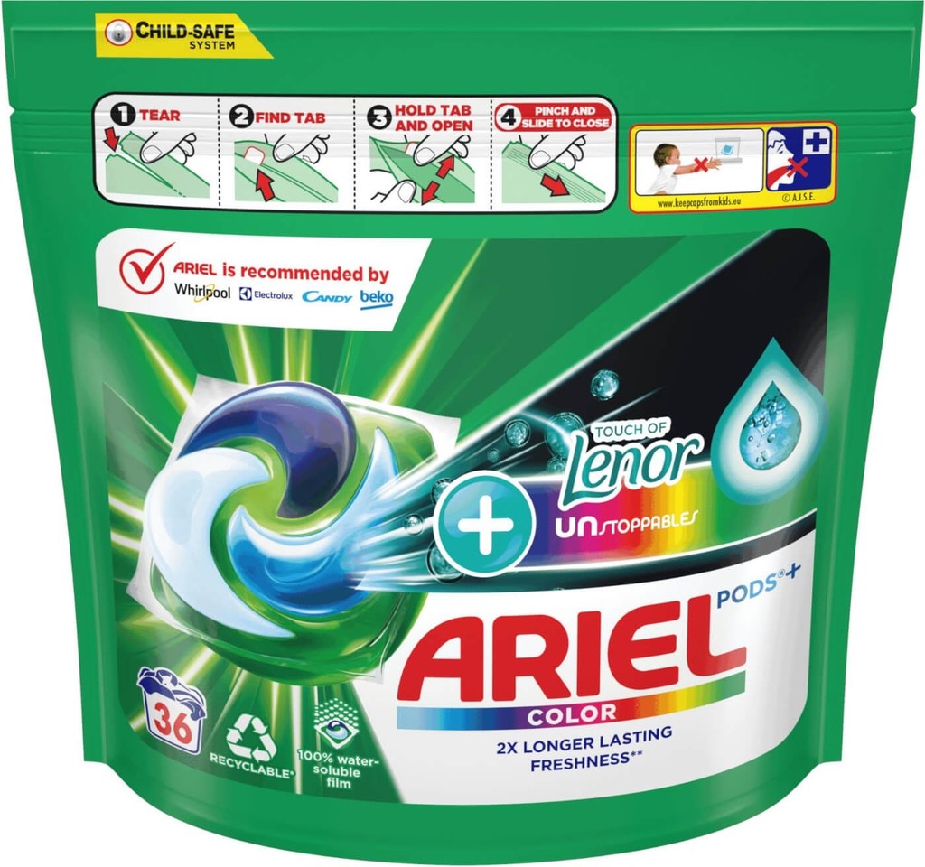 Ariel +Unstoppables kapsule 36 PD