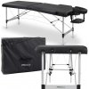 AVENO LIFE Hliníkový masážny stôl NADIA 60 cm - čierny AVENO LIFE Hliníkový masážny stôl NADIA 60 cm - čierny