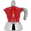 Bialetti New Moka Induction červená - 6 šálok