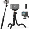 Flexibilný Statív Ohybný Hlava Tyč Selfie pre Fotoaparát Kamera Telefón + Diaľkové Ovládanie Flexibilný Statív Ohybný Hlava Tyč Selfie pre Fotoaparát Kamera Telefón + Diaľkové Ovládanie