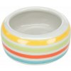Trixie Keramická miska prúžkovaná pre králiky 500 ml/16 cm Trixie Keramická miska prúžkovaná pre králiky 500 ml/16 cm