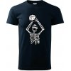 Basketbal kostra - Klasické pánske tričko vyššej gramáže - M ( Tmavomodrá (veľmi tmavá - skoro čierna) ) Basketbal kostra - Klasické pánske tričko vyššej gramáže - M ( Tmavomodrá (veľmi tmavá - skoro čierna) )