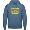AWDis Hoodie Mikina - Dobré dni začínajú pivom - Letecká modrá - 4XL - Pánske AWDis Hoodie Mikina - Dobré dni začínajú pivom - Letecká modrá - 4XL - Pánske