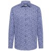 ETERNA Modern fit košeľa kvetinový motív modrá Non Iron, Veľkosť 43 ETERNA Modern fit košeľa kvetinový motív modrá Non Iron, Veľkosť 43
