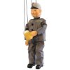 Sádrová marioneta Švejk s pivom, 30 cm Sádrová marioneta Švejk s pivom, 30 cm